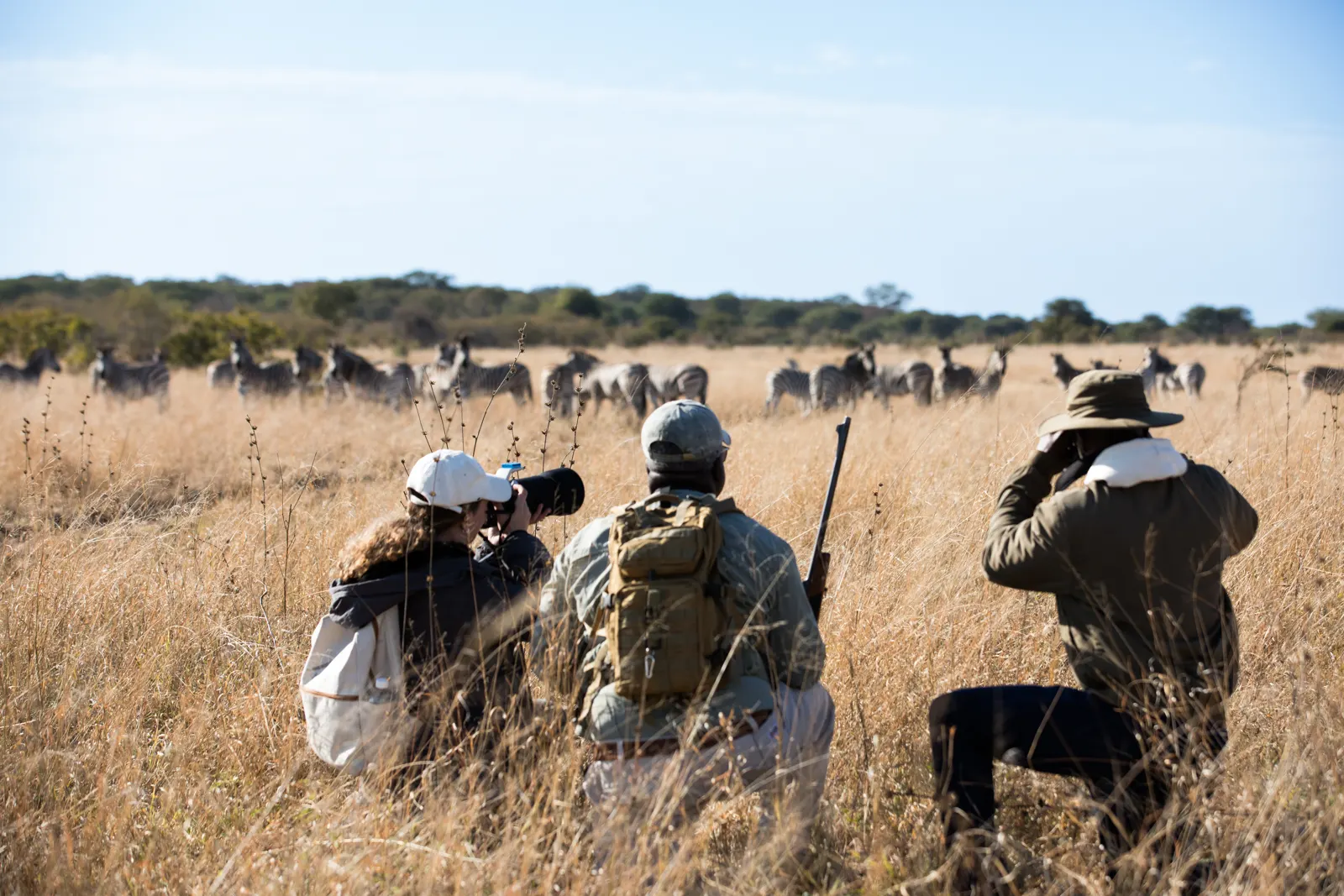 A walking safari in Zambia